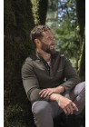 Jacguardstickad fleece herr