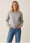Embossed Crewneck sweat 3D unisex